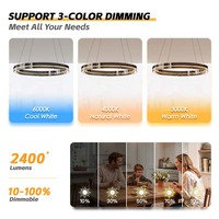 Luminaires de plafond minimalistes italiens modernes, lustre en aluminium LED, luminaire suspendu en verre, luminaires pour la maison, à intensité variable pour le salon