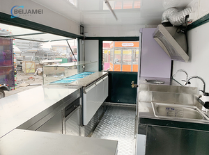 Triciclo per Fast Food, Food Truck <span class=keywords><strong>Mobile</strong></span>, Rimorchio Alimentare per Gelati, Hamburger, Colazione, Caffè in Centri Commerciali, Eventi e Parchi Divertimento - Product Image 5