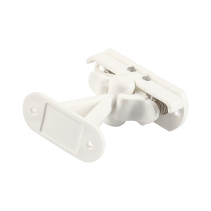 Tope de puerta de nailon para montaje en pared, amortiguador silencioso para puerta de apartamento o caravana con clip de goma anticolisión - Product Image 4