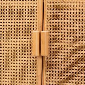 Moderno armario de ratán arqueado con 2 puertas para uso en apartamentos y hoteles - Product Image 6