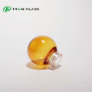 Abat-jour de table en verre borosilicate 3.3 de couleur ambre, fait main, avec douille G9, unique, fabriqué en Chine pour la décoration intérieure - Product Image 4