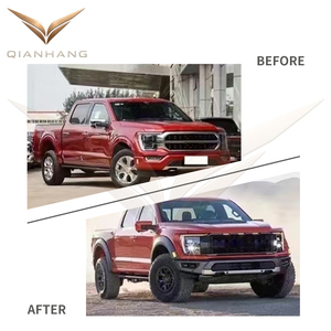 <span class=keywords><strong>Nouveau</strong></span> Kit Carrosserie Large <span class=keywords><strong>Raptor</strong></span> 2021+ Complet en PP – Pare-chocs Avant/Arrière, Capot, Ailes, Calandre – Remplacement et Conversion pour F-150 2021-2025 - Product Image 3