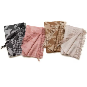 Premium Multi-Color Wool Blend Long Scarf Cozy Warm Neck <b>Wrap</b> Autumn Anti-Bacterial Durable for Daily & Casual Wear - Product Image 2