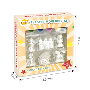 Kids Educational DIY Color Painting Toy Ceramic Art Painting Crafts Gypsum <strong>Plaster</strong> Painting <strong>Set</strong> - Product Image 3