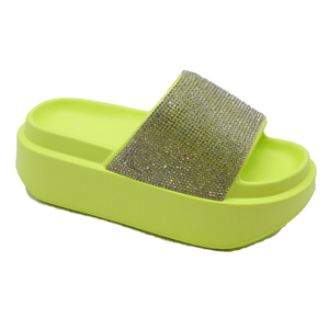 Sandali HEVA Bright Diamond Premium <span class=keywords><strong>con</strong></span> <span class=keywords><strong>Zeppa</strong></span> Spessa in EVA Impermeabile, <span class=keywords><strong>Ciabatte</strong></span> Estive Antiscivolo <span class=keywords><strong>con</strong></span> Punta Aperta, Morbide Pantofole da <span class=keywords><strong>Casa</strong></span> - Product Image 3