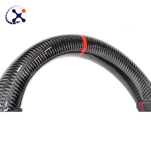 Volante deportivo de fibra de carbono Real personalizado de fábrica para VW <span class=keywords><strong>Golf</strong></span> R <span class=keywords><strong>GTI</strong></span> <span class=keywords><strong>MK7</strong></span> 7,5 Real - Product Image 6