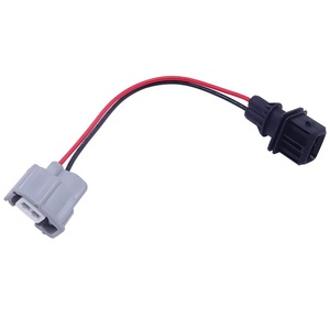 ขั้วต่อสายไฟหัวฉีดน้ำมันเชื้อเพลิงตัวเมีย2ทาง BC-016 18AWG เปลี่ยน PBT/ทองแดงโดยตรง - Product Image 2