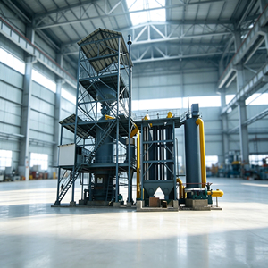 Générateur de gaz de charbon à deux étages, mini-gazéificateur à double étage pour une production énergétique efficace - Product Image 1