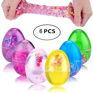 Kit de Slime Transparente y Colorido con Aroma Suave, Slime Esponjoso para Aliviar el Estrés para Niños de 5 a 7 Años, Logotipo Personalizable - Product Image 1
