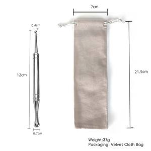 Alat refleksi wajah kepala ganda, alat pijat anti karat, pena akupunktur wajah, alat titik pemicu - Product Image 5