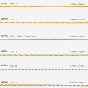 Cadenas de Collar de Moda de Alta Calidad en Oro Sólido Amarillo de 18K, 14K y 10K al por Mayor - Product Image 2