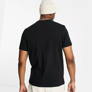 2022 verano Premium negro Hip Hop estampado completo impreso logotipo personalizado impresión Digital camiseta de hombre 100% algodón - Product Image 2