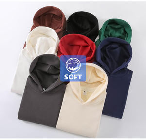 เสื้อฮู้ดดี้โอเวอร์ไซส์ผ้าเทอร์รี่หนานุ่ม 500 กรัม คุณภาพสูง สำหรับผู้ชายและผู้หญิง ลายพิมพ์ปัก 100% ผ้าฝ้าย กันน้ำ - Product Image 3