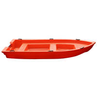 Nouveau bateau de pêche solide en PE de 4 m pour 8 personnes, en polyéthylène LLDPE, certifié CE, avec ensemble moteur inclus, à vendre