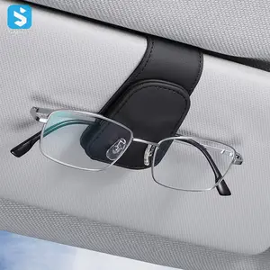 ที่ใส่แว่นกันแดดแบบหนีบแว่นกันแดดสำหรับรถยนต์อุปกรณ์ตกแต่งรถยนต์