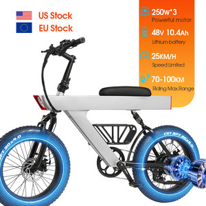 จักรยานไฟฟ้าสำหรับผู้ใหญ่รุ่นใหม่ 750W ขนาดยาง 20 นิ้ว แบบ Fatbike สำหรับเมืองและภูเขา พร้อมแบตเตอรี่ถอดได้ - Product Image 5