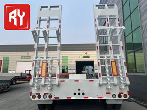 RuiYuan ขาย3เพลา100ตันหนัก40ฟุต12.4เมตร, รถพ่วงเตียงต่ำเตียงต่ำรถพ่วงแอร์ระงับ - Product Image 4