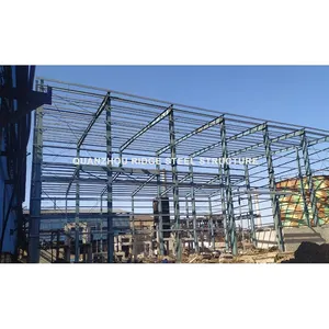 Edificios metálicos estructura de acero casa prefabricada almacén edificio de metal garaje almacenes construir con tubería de acero al carbono