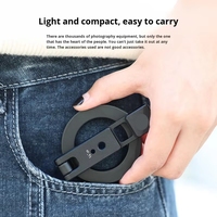 Support de téléphone magnétique pliable en alliage d'aluminium, montage horizontal et vertical, pour lit, sport, diffusion en direct, vlogging