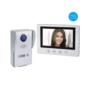 וידאו אינטרקום מפעל אספקת 2 חוט & IP וידאו doorphone עבור וילה וידאו דלת טלפון