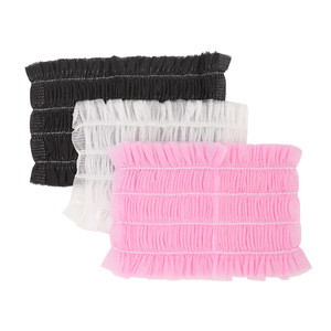 Bandeau élastique jetable non tissé 10 pièces, couvre-cheveux sans lavage pour soins du visage, tatouage, maquillage, salon de beauté - Product Image 5