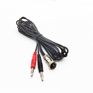 メーカー2社製 2in1 ブラックレッド RCAオスプラグ - 2.0/4.0mmバナナプラグ 医療機器用ケーブル - Product Image 3