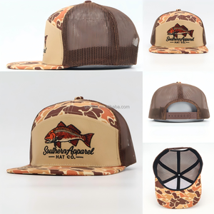 หมวกแก๊ป Richardson 168 รุ่น Rope Trucker สำหรับกิจกรรมกลางแจ้ง ตกปลา ปักโลโก้ตามสั่ง 7 แผง ตาข่าย ปรับขนาดได้ สไตล์สปอร์ต - Product Image 2