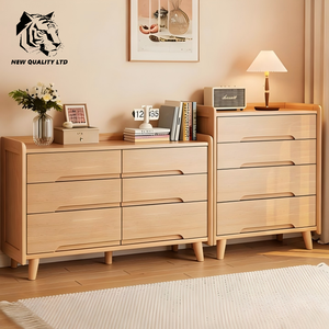 Gabinete de almacenamiento personalizado de fábrica a precio económico, en stock, dropshipping, diseño más reciente, muebles para recibidor, gabinete de madera con cajones - Product Image 1