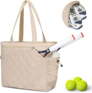 Échantillon gratuit : Sac de tennis 3 raquettes rembourré pour protéger les raquettes et léger – Conception unisexe pour joueurs de tennis professionnels ou débutants - Product Image 5