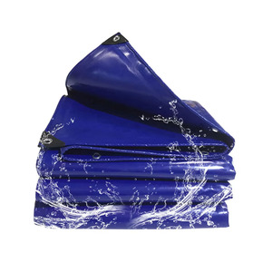 Vente en gros de <span class=keywords><strong>bâche</strong></span> en tissu enduit de PVC imperméable et coupe-vent de haute qualité 550g 600g 650g pour couverture de camion, toit de tente - Product Image 1