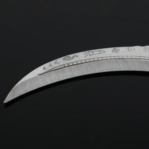 Grande in acciaio inox falce addensato Manganese lama in acciaio per la pesca selvaggia nidificazione canne taglio erba locuste alberi di canfora - Product Image 4