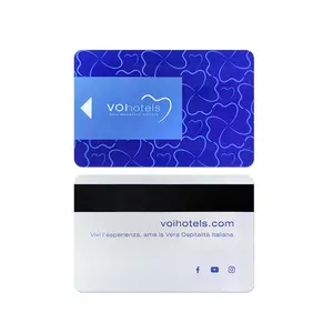 Cartão de crédito do tamanho do cartão inteligente da faixa magnética do pvc printable