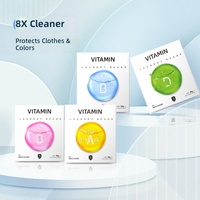 Lessives en dosettes parfumées écologiques jetables de qualité supérieure avec vitamines A, B, D, E pour l'entretien des vêtements