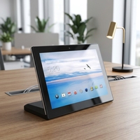 Tablette d'affichage publicitaire en forme de L de 10,1 pouces pour la collecte de commentaires clients, système POS Android avec POE et NFC, affichage numérique - Ventes Flash
