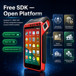 Terminal intelligent Android portable avec lecteur d'empreintes digitales FBI, NFC, <span class=keywords><strong>code</strong></span> QR, 4G, GPS, machine de point de vente <span class=keywords><strong>mobile</strong></span> avec SDK <span class=keywords><strong>gratuit</strong></span>, imprimante thermique 58 mm Z100 - Product Image 6