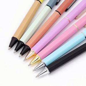 High Quality Custom Logo Metal Ballpoint <b>Pen</b> 1.0Mm Tip Polygon Twist Design Business School Writing Premium Promotion - Product Image 3