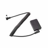 Batterie de cellule factice LP-E12 avec câble d'alimentation de port cc externe pour appareil photo Canon M M2 M10 M100 M200 M50MII