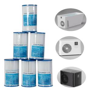 Cartucho de Filtro de Agua de Plástico de Repuesto para Icegalax All in Cold PlungeTub/Pro Chiller/Ultra Chiller - Uso Doméstico y Exterior - Product Image 1