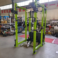 Estante de alimentación multifuncional Dinuo con máquina de cruce de cables, nueva versión, estante de alimentación de entrenamiento de gimnasio comercial