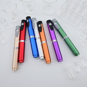 New Color 60 IU Durable Metal Reusable Injection <b>Pen</b> Rubber Stopper Custom Logo Adjustable Dose Refillable Injector <b>Pen</b> - Product Image 5
