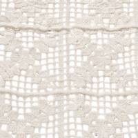Robe en crochet pour femme, sans manches, style bohème, dentelle blanche, ourlet festonné, tunique de plage d'été
