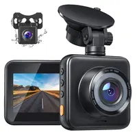Double caméra de tableau de bord LCD FHD1080P, dashcam hd, enregistreur en boucle, boîte noire, caméra vidéo de voiture, offre spéciale