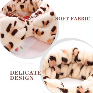 Accesorios para el cabello suave Coral polar turbante Bowknot Headwrpas maquillaje personalizado lazo baño <span class=keywords><strong>diadema</strong></span> para mujer cosmético y Spa Facial - Product Image 5