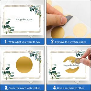 Tự dính <span class=keywords><strong>Scratch</strong></span> <span class=keywords><strong>Off</strong></span> Stickers DIY Xổ Số vé và thẻ Xổ Số tạo bao bì nhãn - Product Image 3