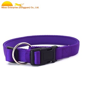 2018 Top Seller Top Quality Luxury Adjustable Nylon <strong>Neoprene</strong> <strong>Dog</strong> <strong>Collar</strong> - Product Image 3