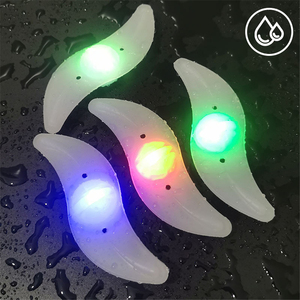 Plastica bici ruota raggio luce impermeabile MTB equilibrio bicicletta LED pneumatico pneumatico luci Flash lampada di avvertimento colorata accessori per bici - Product Image 2