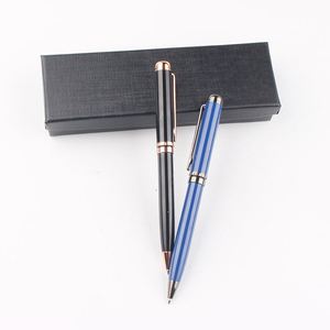 Bolígrafo Metálico Azul de Moda 2024 con Logotipo Grabado - Product Image 5