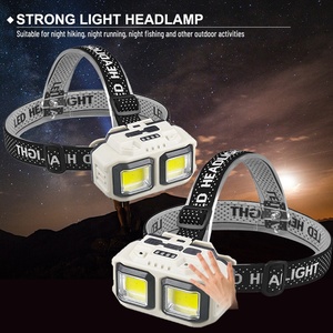 <span class=keywords><strong>Linterna</strong></span> Frontal Impermeable 816S COB con <span class=keywords><strong>Luz</strong></span> <span class=keywords><strong>Roja</strong></span> y Blanca, Batería Integrada, Interruptor <span class=keywords><strong>de</strong></span> Inducción, 4 Modos - Product Image 2