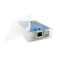 Boîtier de protection transparent noir en ABS pour Orange Pi PC, PC2 et PC Plus, accessoires électroniques