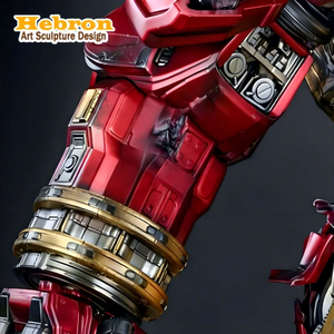 Statue Marvel 1/4 <span class=keywords><strong>Hulkbuster</strong></span> MK44, endommagée par la bataille, en résine, faite à la main, peinte à la main, 3D, décoration d'intérieur, Halloween, Noël - Product Image 1